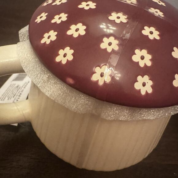 Target Bullseye Playground Mushroom Mug Set of 2 Cup Lid 17 oz Fall New - Picture 8 of 14